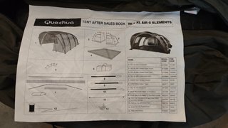 Tienda de campaña Quechua 6.2 XL AIR C.