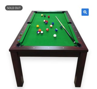 Mesa de billar convertible