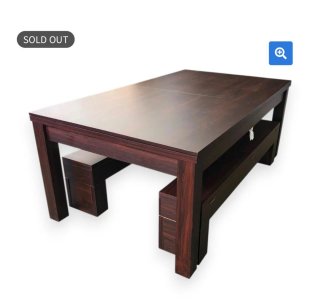 Mesa de billar convertible