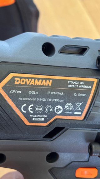 Avvitatore a impulsi Dovaman Titan X8