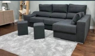 Divano chaise longue di produzione nazionale al 100%.