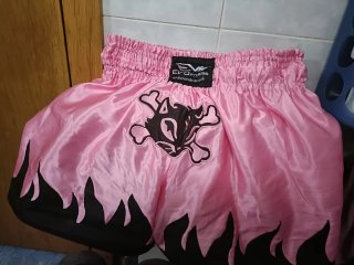 Pantalón EVOFITNESS mujer Muay thai rosa