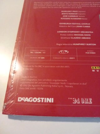 Messa da Requiem Verdi DVD Claudio Abbado