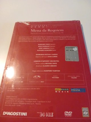 Messa da Requiem Verdi DVD Claudio Abbado
