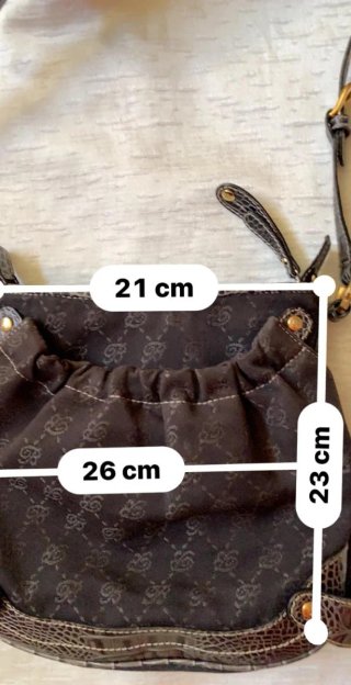 Borsa vintage Blumarine nera e grigia