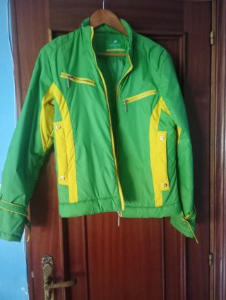 Cazadora Bruno verde y amarilla Talla L