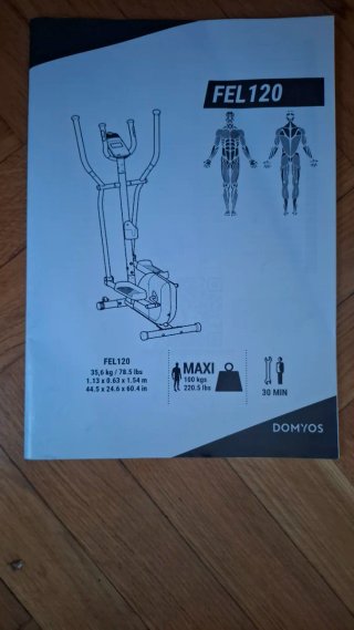 Bicicleta Elíptica Domyos FEL120