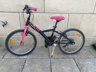 Bicicleta infantil niña Btwin rosa