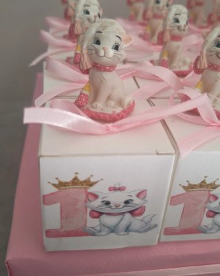 Bomboniere Torta 1 Anno Disney Marie 20 scatoline