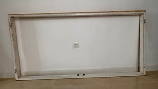 Ventanal antiguo madera y cristal 176x86