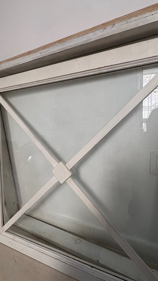 Ventanal antiguo madera y cristal 176x86