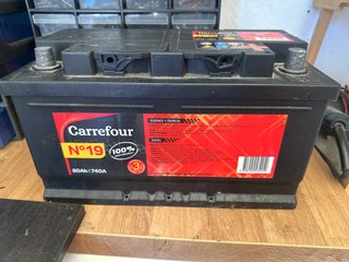 Batería Coche Carrefour 80Ah 740A