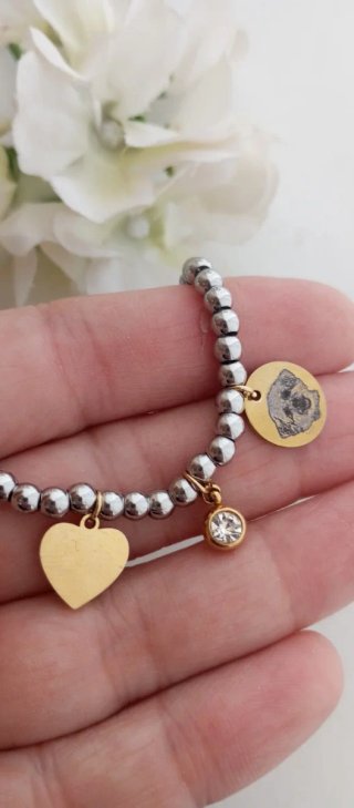 Pulsera Personalizada Mi Mascota Combinada
