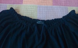 Camisa cuello barco Bershka