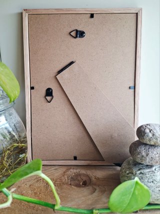 Quadro sassi Ti lego nel pensiero - pebble art