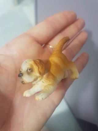 Figura Perro San Bernardo cachorro