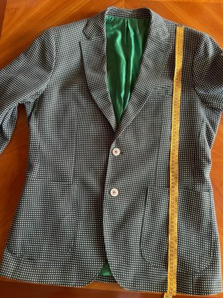 Blazer El Ganso Talla 50 Negro/Verde