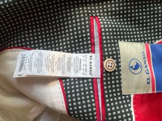 Blazer El Ganso Talla 50 Negro/Verde