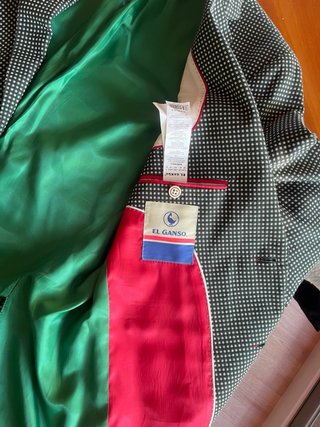 Blazer El Ganso Talla 50 Negro/Verde