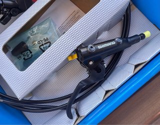 Juego frenos Shimano MT520 4 pistones NUEVOS