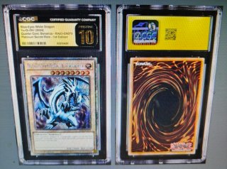 Blue-Eyes White Dragon Yu-Gi-Oh! CGC 10