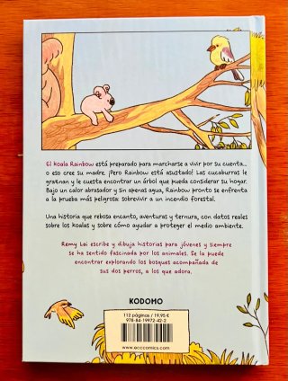 Rainbow el koala cómic infantil Kodomo