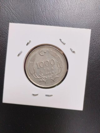 Monedas Turcas 1000 y 50 Lira