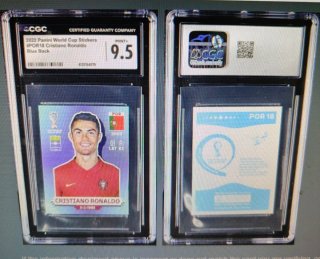 Cristiano Ronaldo Panini Mundial 2022 CGC 9.5