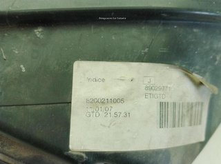 Faro dacia 6001546788 8200211005 logan ls 22481276