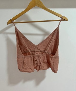 Top corto rosa de Pull&Bear