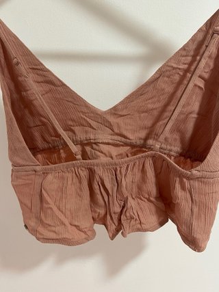 Top corto rosa de Pull&Bear