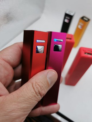 7 powerbank USB 2600mAh para piezas o revisar