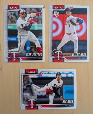Lote 10 Cromos Minnesota Twins