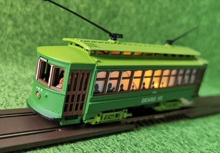 USA Tranvía Eléctrico BACHMANN Motor+Luz escala H0