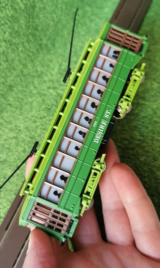 USA Tranvía Eléctrico BACHMANN Motor+Luz escala H0