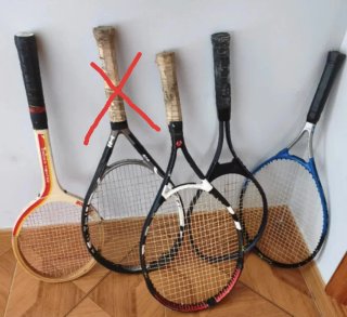 4 Raquetas Tenis y Frontenis