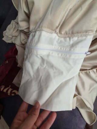 Traje de gitana beige