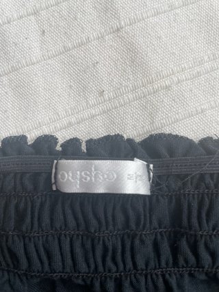 Vestido largo Oysho negro