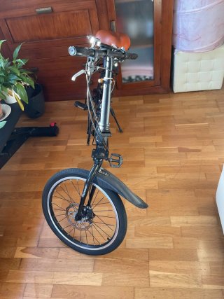 Bicicleta Plegable Negra