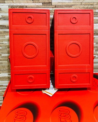 Ciabatte Crocs Lego Taglia 37-38 Rosse