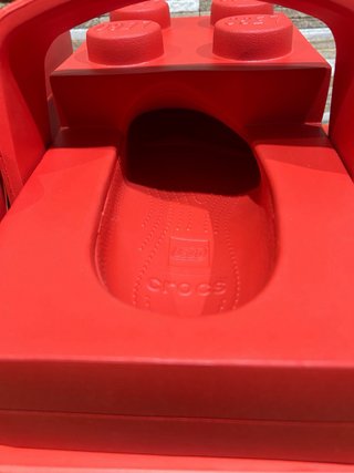 Ciabatte Crocs Lego Taglia 37-38 Rosse