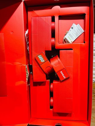 Ciabatte Crocs Lego Taglia 37-38 Rosse