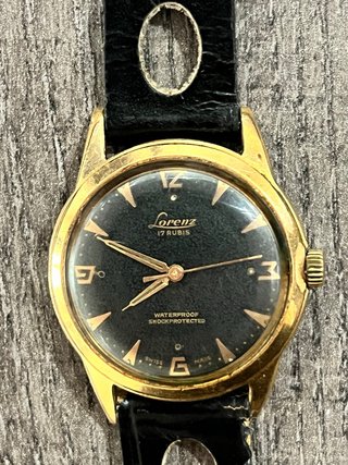 Reloj Lorenz 17 Rubis Vintage Dorado
