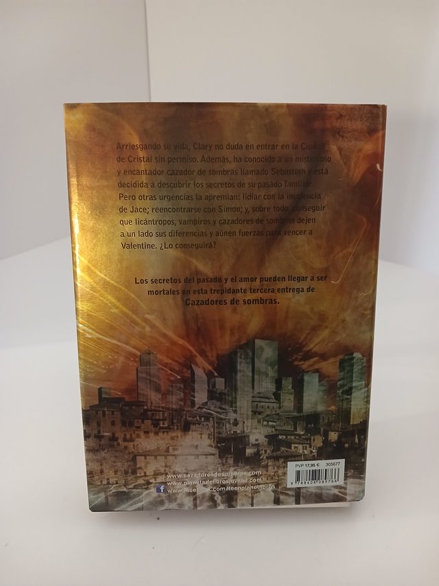 Cazadores de sombras 3. Ciudad de cristal