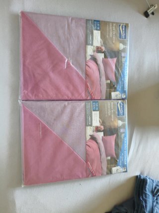 Funda nórdica reversible Meradiso rosa