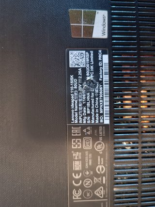 Portátil Lenovo Negro , WIN 11