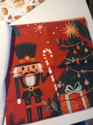 4 Federe cuscino Natale 43x45 cm