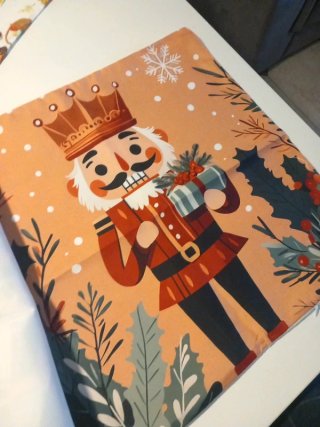4 Federe cuscino Natale 43x45 cm