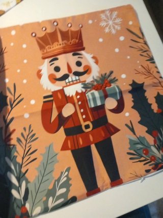 4 Federe cuscino Natale 43x45 cm