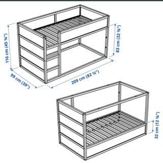 Litera KURA IKEA reversible